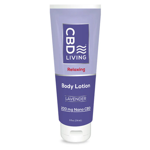 8 oz CBD Living Body Lotion - 200mg Nano CBD